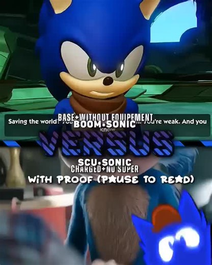 Boom Sonic Vs Movie Sonic (With Proof, Pause To Read)