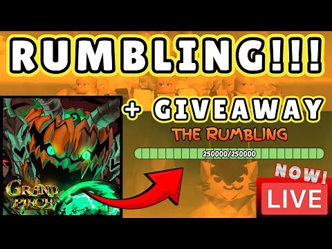 [GPO LIVE] RUMBLING EVENT WITH **YOU** + FISHING + BR GIVEAWAYS!