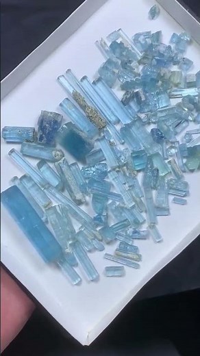 Spectacular Blue Aquamarine Crystals | 200g Lot | Afghanistan