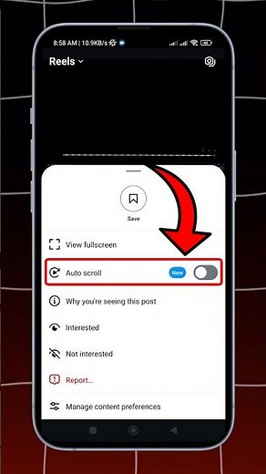 Fix Instagram Reels Auto Scroll Option Not Showing on Android and iPhone
