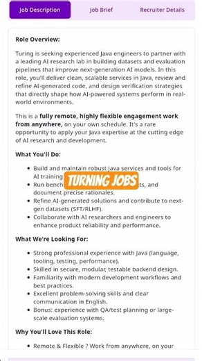 Turning Jobs Remote Java Developer #java#shorts ‪@MrBeast‬-m8i