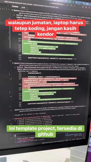 Programmer Zaman Now on Instagram: "Walaupun jumatan, laptop harus tetep koding, jangan kasih kendor. Kasian sama yang benci vibe coding 👀"