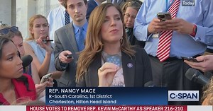 Rep. Nancy Mace on the Removal of Rep. Kevin McCarthy as House Speaker