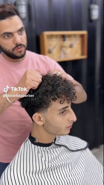 Stylish Curly Hair Undercut for Men