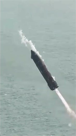 new views of landing on starship Flight 11! #space #rocket #starship 😡