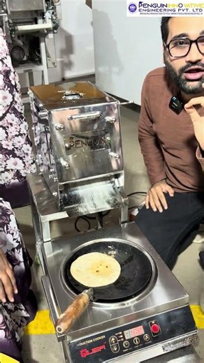 🤯 1000+ Soft Rotis Per Hour? 😱 | Automatic Roti Making Machine Live Demo 🔥 #shorts