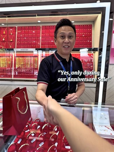 10K views · 24 reactions | Looking for the best gold deal? Look no further! Our Anniversary Sale is packed with unbeatable offers! ✨ 1-for-1* Gold Deals ✨ FREE* Gift with Purchase ✨ 50% OFF* Workmanship Fees (New Gold) Available only during our Anniversary Sale, shop now: https://bit.ly/MMSale2025 *Terms and conditions apply. #MoneyMax #AnniversarySale #GoldBars #916Gold #999Gold #GreatDeals #SgAugPromo | MoneyMax | Facebook