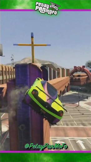 Old Skool Automatic Wallride Stunt 🎮 (GTA Online Custom Stunt Race - PS Link)