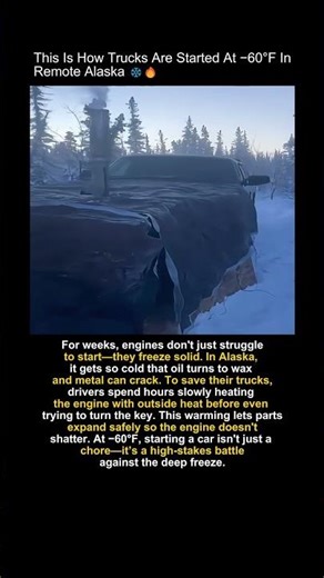 Diesel Engine in Extreme Cold… Alaska Edition #coldstart #alaska #extreme