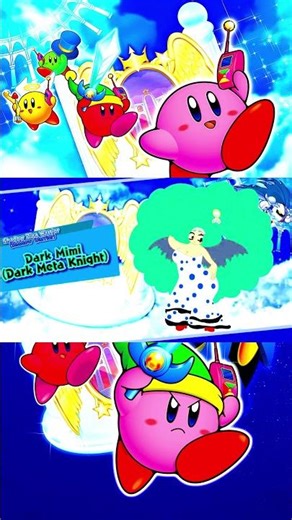 K&TAM - Shadow Kirby Humbles Dark Meta Knight #kirbyandtheamazingmirror #nodamage #swordkirby