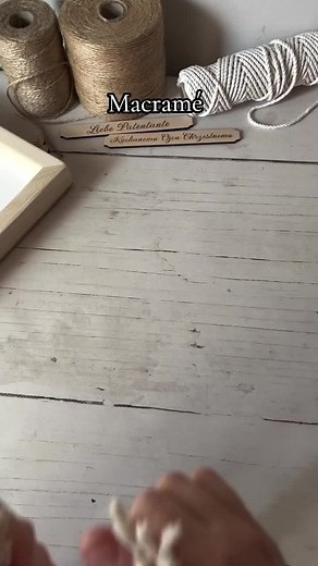 hermosa técnica, les gusta chicas..#arte #artesano #macrame #fyp