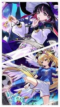 怪物彈珠💥阿露卡🟣SAMURAI BLUE⚽️モンスト アルカ