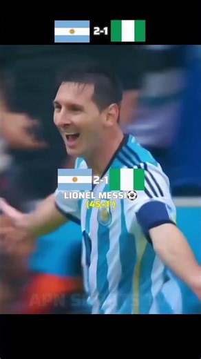 Argentina VS Nigeria 2014 Fifa World Cup Group Stage Highlights #YouTube #shorts #football