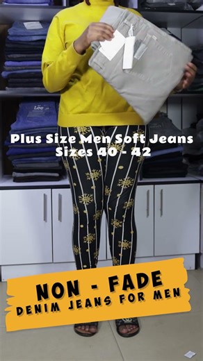 Buy The Best Quality Budget Plus Size Men's Soft Jeans Kenya #jeans #mensjeans #jeansformen #pants