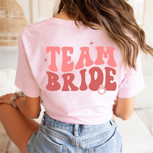 Team Bride Shirt – Bachelorette Party Shirt, Bridal Party Tee, Girls Trip Outfit, Bride Squad Shirt, Bachelorette Outfit Women - Etsy