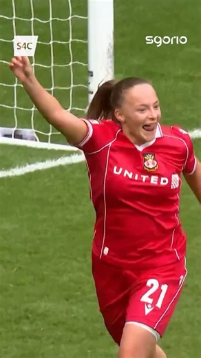 Sgorio | Lili Jones yn selio’r triphwynt i Wrecsam yn Abertawe! Big away win for @wrexhamafcwomen! Lili Jones seals the three points at Swansea! 🔴👊... | Instagram