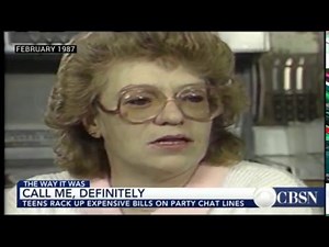 Remembering Teen Phone Chat Lines: 1980s News Report