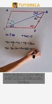 Calculate Angle BAC in a Quadrilateral: Step-by-Step Guide #Math #Triangle #PartsOfATriangle