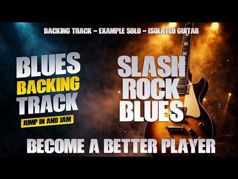 As requested - Slash-Style Rock Blues Backing Track 🎸 Epic Minor Jam (Part 1)