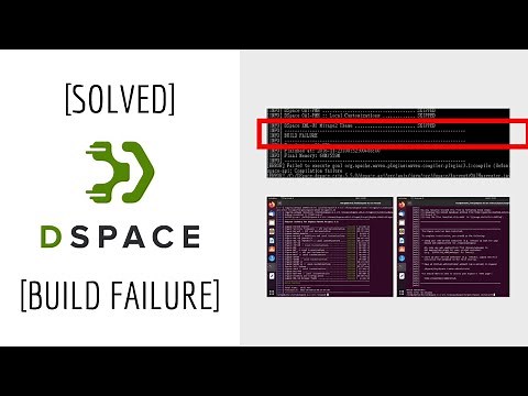 DSpace Build Failure