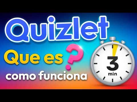Qué es Quizlet y cómo funciona, ¡Explicado en 3 min!