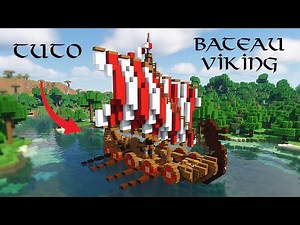 COMMENT CONSTRUIRE UN BATEAU VIKING | MINECRAFT TUTO 1.20.1