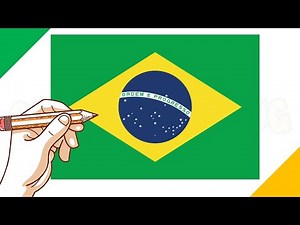 Como Desenhar a Bandeira do BRASIL