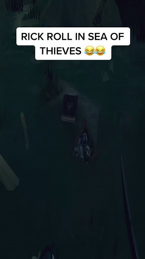 Rick Roll Easter Egg in Sea of Thieves
