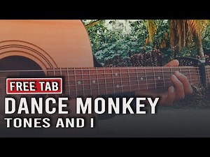 Dance Monkey-Tones And I Cover Fingerstyle | TAB Tutorial