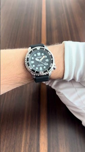 Citizen Promaster Eco-Drive Diver Black Dial Wrist Watch with Rubber Strap Ref. BN0150-10E #citizen