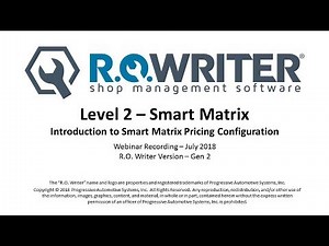 Configuring Smart Matrix Basics