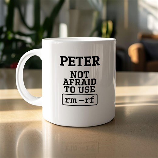 Custom Linux Mug for Programmers and System Administrators, RM RF Command, Computer Geek , Personalised, Funny Techie Gift, IT - Etsy