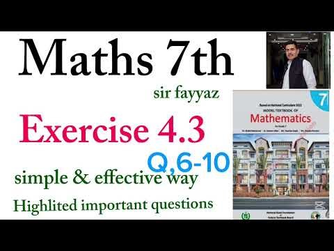 Maths class 7th | exercise 4.3 | Q 6-10| ex 4.3 | Financial Arithmetic | NBF | unit 4 | Sir fayyaz