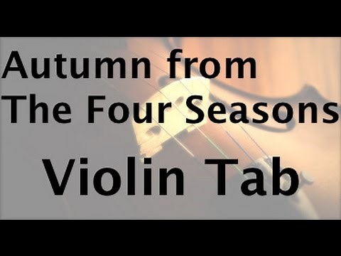 Learn Vivaldi Autumn from The Four Seasons on Violin - How To Play Tutorial