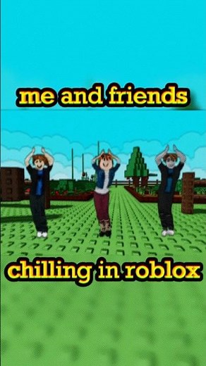 Me & My Friends Chilling in Roblox 🕺💖 #shorts #robloxshorts #roblox