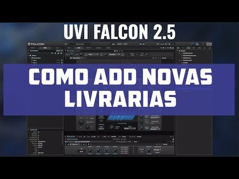 COMO ADICIONAR NOVAS LIVRARIAS NO FALCON UVI