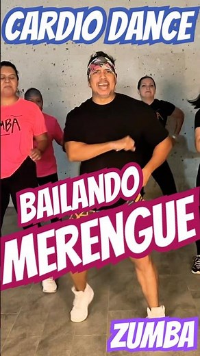 Bailando merengue zumba #baile #dancevideo #dance #cardio