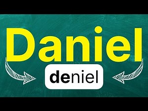 Cómo pronunciar: 'Daniel' 'Daniel' 'Nombre propio' 'Hombre' en inglés Americano con ejemplos.
