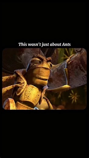 Best cinema zone on Instagram: "“A Bug’s Life” might look like a simple animated film - but beneath the laughter and color lies a story about oppression, courage, and unity. It’s the moment when Hopper mocks the ants, holding up a single grain and saying, “Let’s pretend this one grain is a puny little ant.”Then he crushes it - reminding his fellow grasshoppers that fear is the only thing keeping the ants in line.But what Hopper didn’t realize was that the ants were watching.And they were learnin