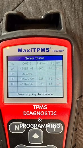 Quick TPMS reprogramming and sensor check 🔧 #TPMS #FreeDiagnostics #MechanicLife #WorkshopVibes #AutoCare | Turnpike Tyres Fareham