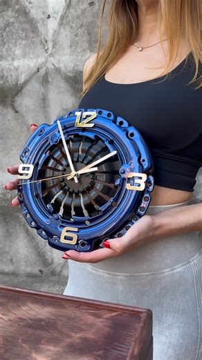 Design studio Metal Works | Clutch clock #handmade | Instagram