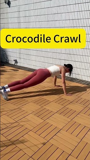 Crocodile Crawl Exercise for Core, Legs & Shoulders | Foot & Mobility Workout