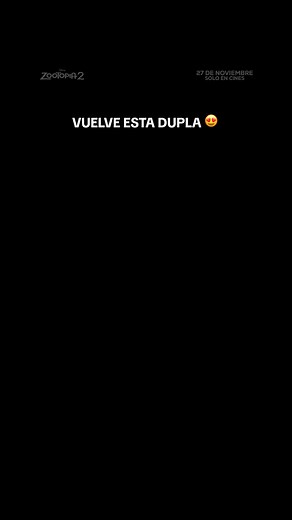 ¿Qué le dirías a esta dupla? 😍 Nick y Judy vuelven en #Zootopia2, 27 de noviembre, solo en cines. | Walt Disney Studios