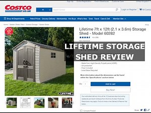 lifetime plastic shed review | Costco workshop purchase