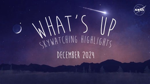 It's never a bad night to look up! This weekend, there's even more to see. Bright meteors from the Geminid Meteor Shower should be visible Dec. 13 and 14. Tomorrow, get a bonus view of Jupiter midway between the full Moon and the orange star Aldebaran. https://go.nasa.gov/4gzJ6Dd | NASA’s Goddard Space Flight Center