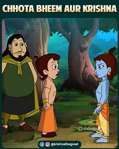 Krishna guides Bheem and his friends with strategic advice, They use traps and teamwork, combining Bheem's strength with Krishna's wisdom to outsmart and defeat Kirmada's forces. #krishnathegreat #krishna #cartoon #reelsvideoシ | Krishna The Great