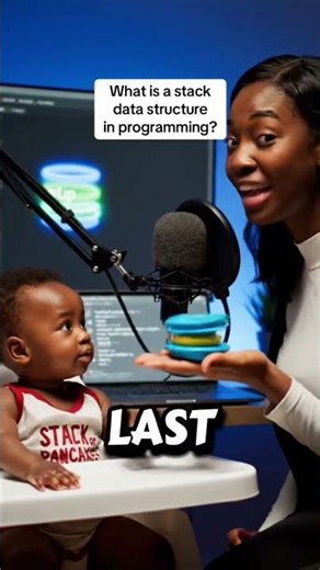 What is a stack in programming #programming #coding #babyinterview