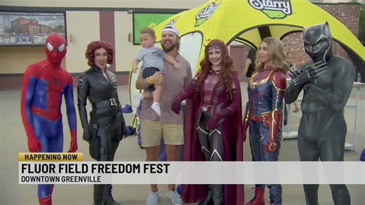 Fluor Field Freedom Fest in downtown Greenville
