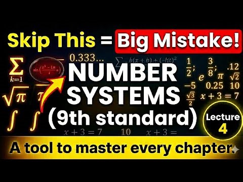 Chapter 1: Number Systems (Lecture 4) | CBSE Class 9 Math | NCERT | Sonu Sir |