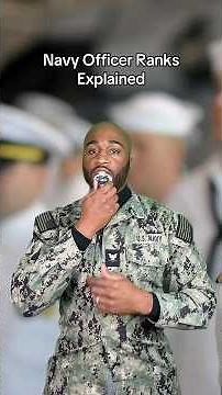 Navy officer ranks explained ￼#military #miltok #navy #fyp #commissionedofficer